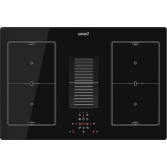 Cata AS750 Επαγωγική Εστία Αυτόνομη με Απορροφητήρα 77x52εκ.